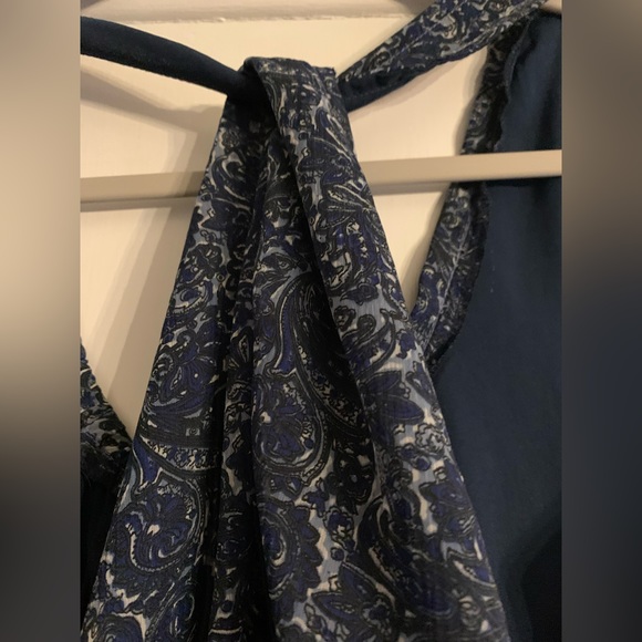 Converse One Star Womens Sundress L Blues T Strap Back Target Cute Summer Shift - Picture 6 of 13